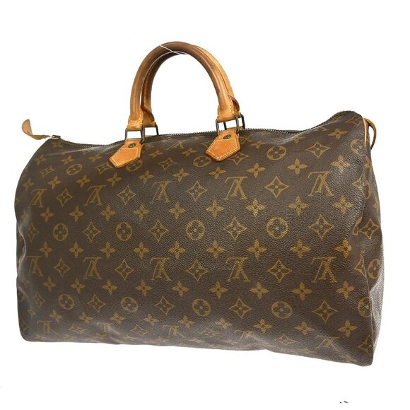 LOUIS VUITTON MONOGRAM SPEEDY 40 DUFFLE HANDBAG M41522 844SA YQ01694 - Picture 2 of 9